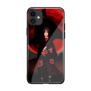 Case Naruto iPhone Itachi Mangekyô Sharingan (Tempered Glass) IS0601